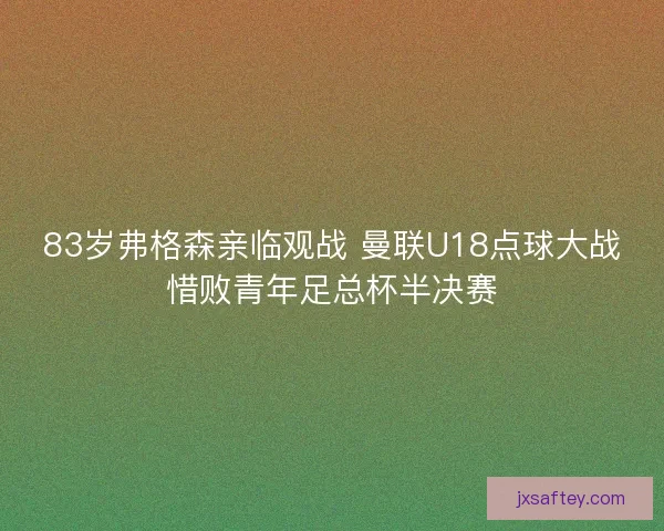 83岁弗格森亲临观战 曼联U18点球大战惜败青年足总杯半决赛 83岁弗格森亲临观战 曼联U18点球大战惜败青年足总杯半决赛